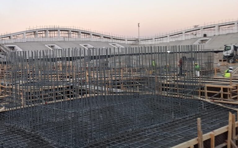 Rebar shop drawings preparation for stadium construction UAE project