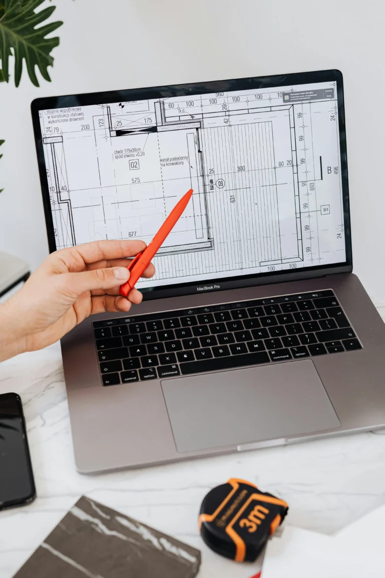 AutoCAD draughtsman working on rebar detailing and structural drawings
